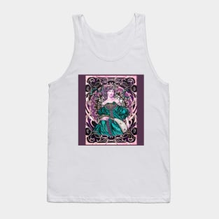 Vibrant Mucha Girl Tank Top